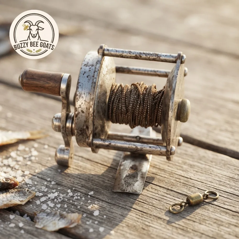 Atlas Portage 60 Metal Raised Pillar Vintage Fishing Reel (Circa 1920s–1940s)